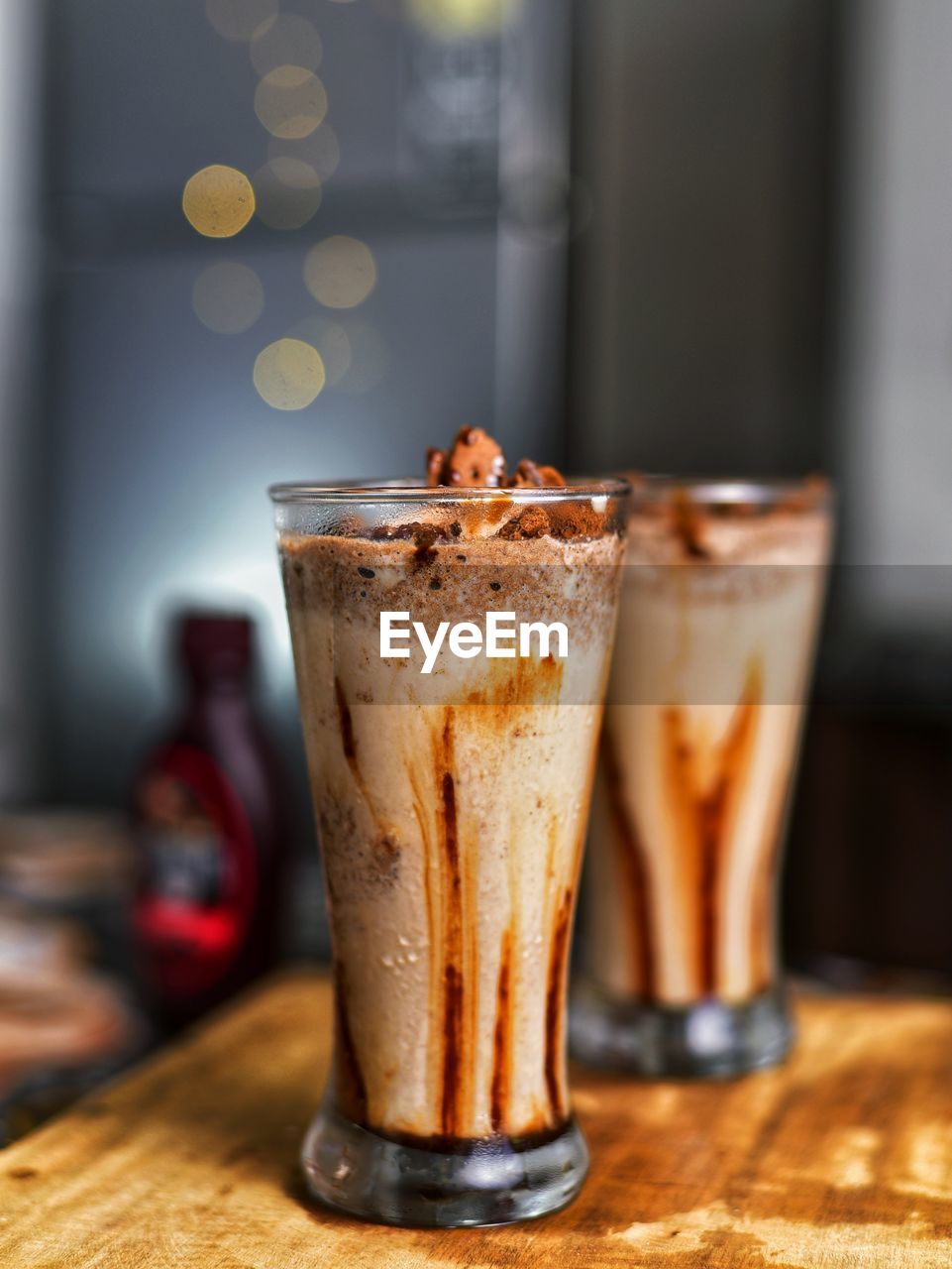 Close-up of coffee on table