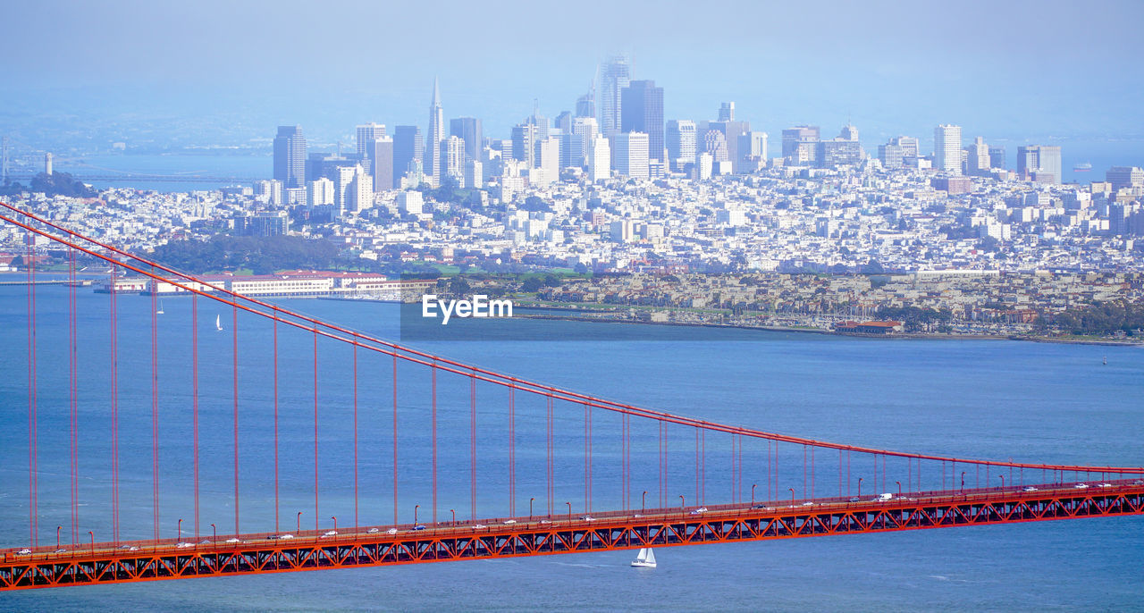 SUSPENSION BRIDGE OVER SEA