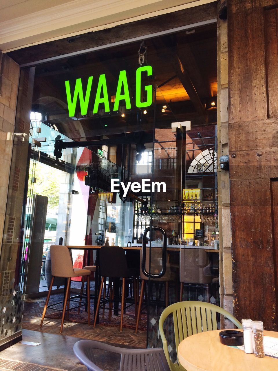 EMPTY CHAIRS IN RESTAURANT