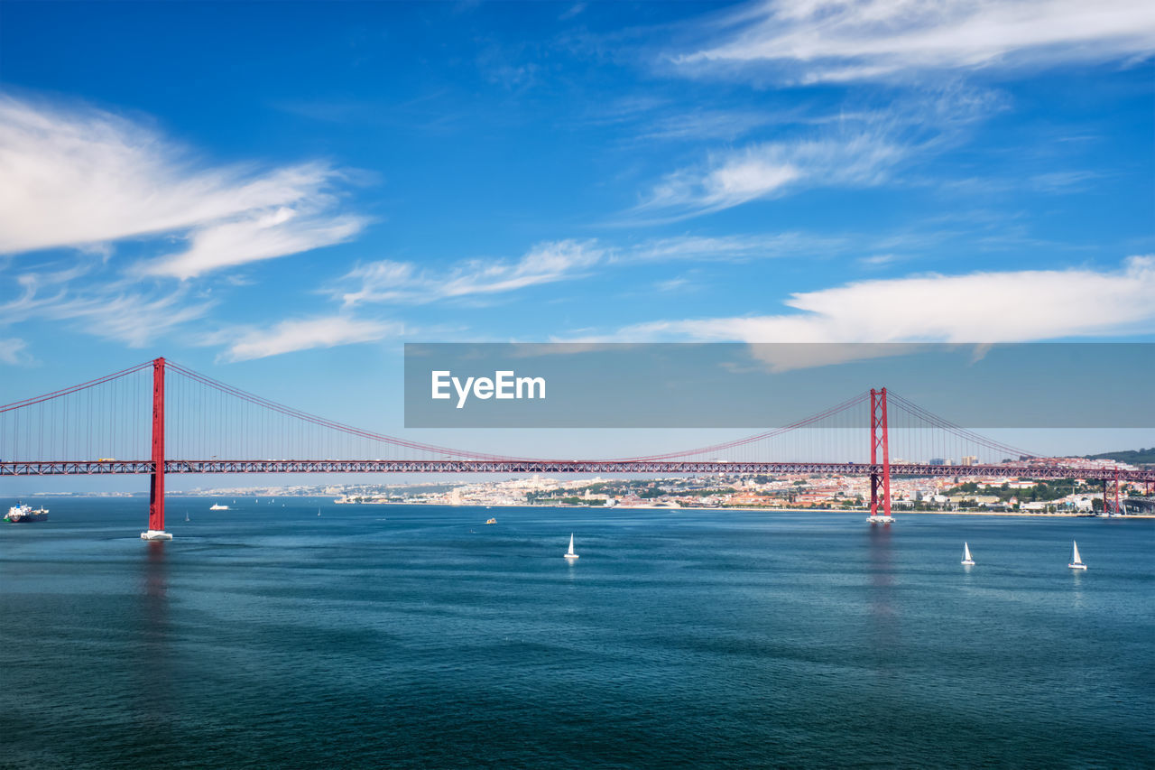 view of suspension bridge