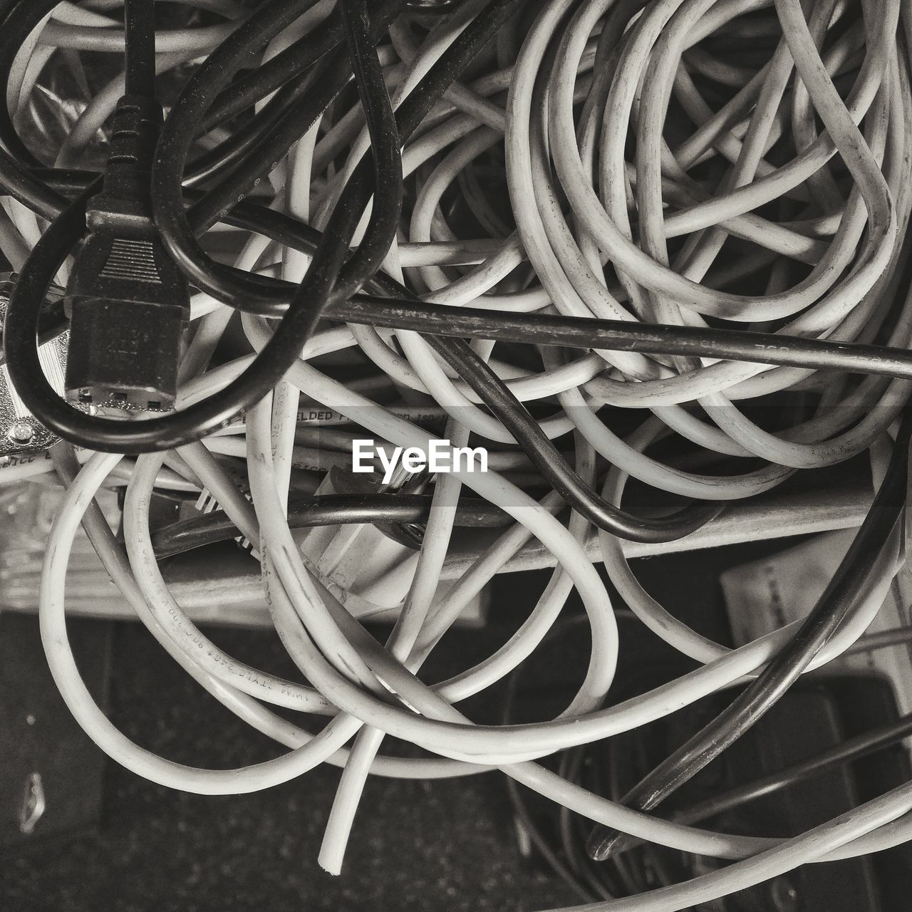 CLOSE-UP OF CABLES ON CABLE
