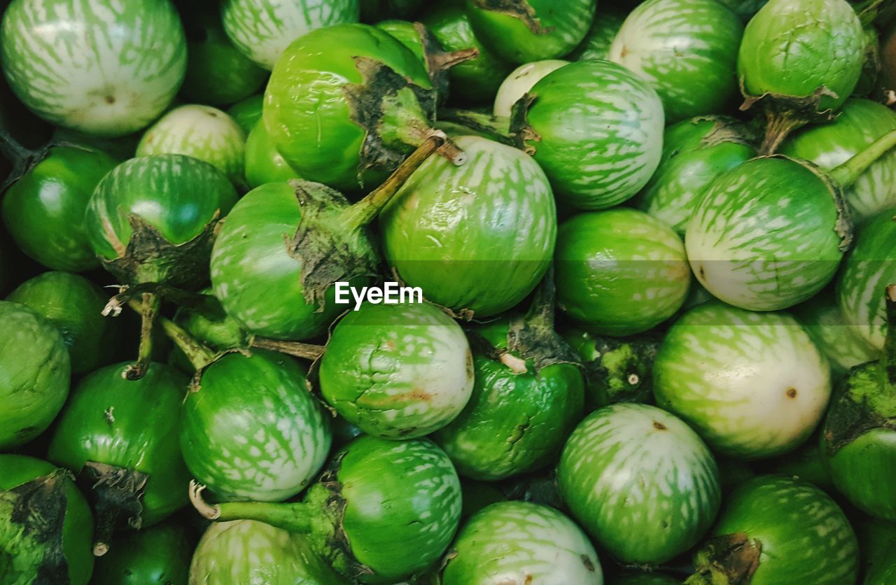 Full frame shot of fruits for sale in market