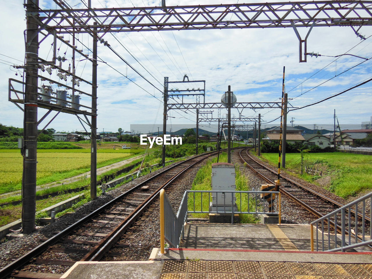 Cloud - Sky Japane Mie Nature Rail Transportation Railroad Track Track Transportation
