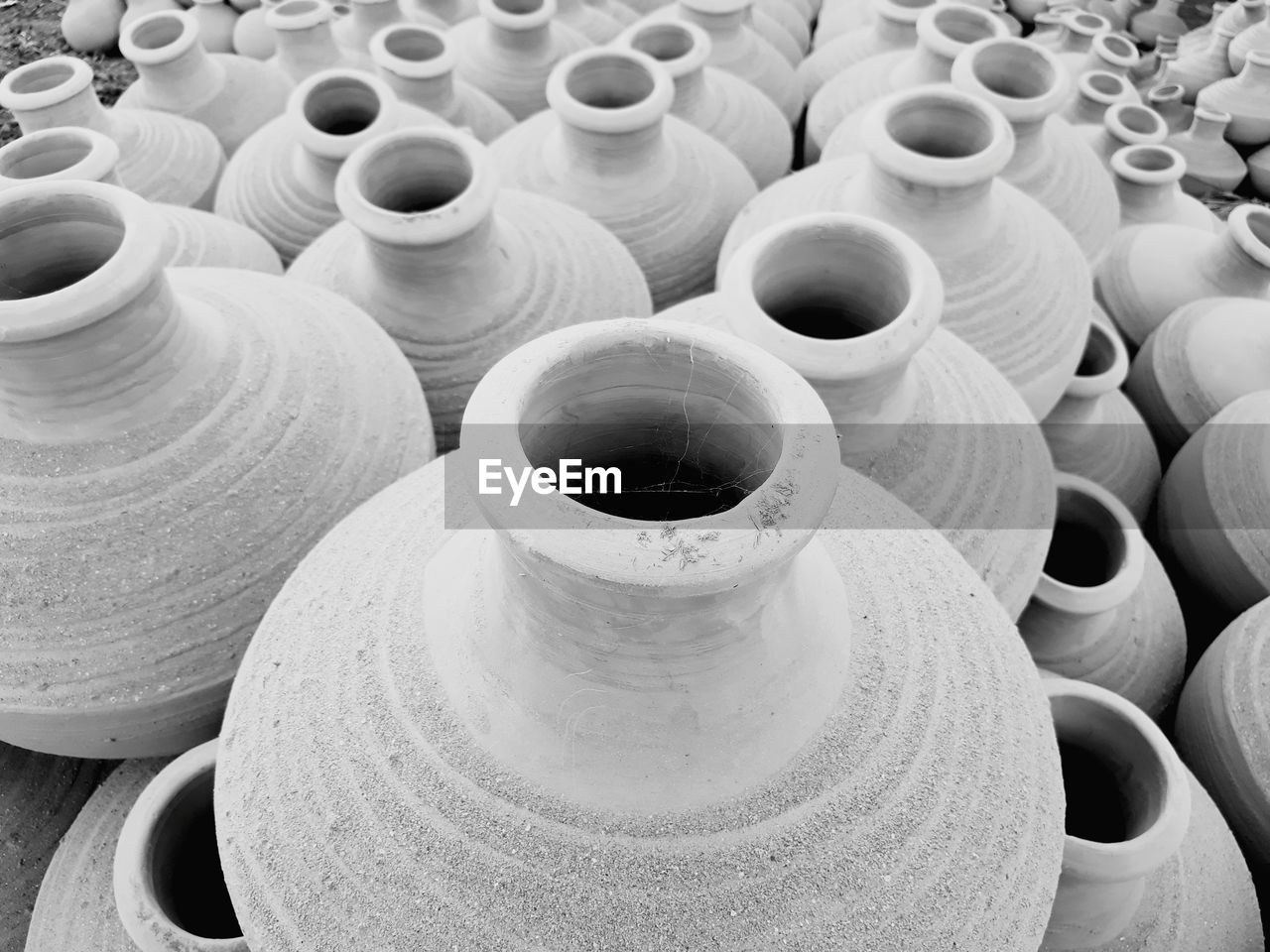 Full frame shot of pottery