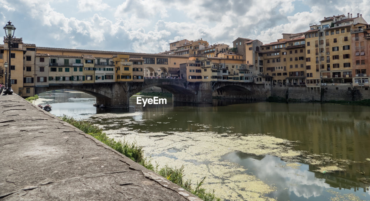 BRIDGE OVER RIVER IN CITY