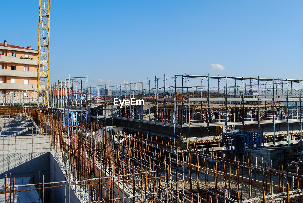 CONSTRUCTION SITE AGAINST SKY