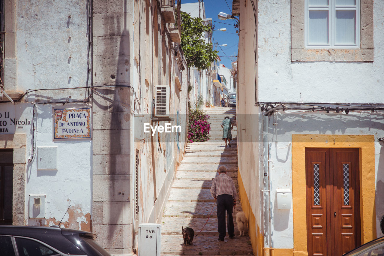 STREET AMIDST BUILDINGS