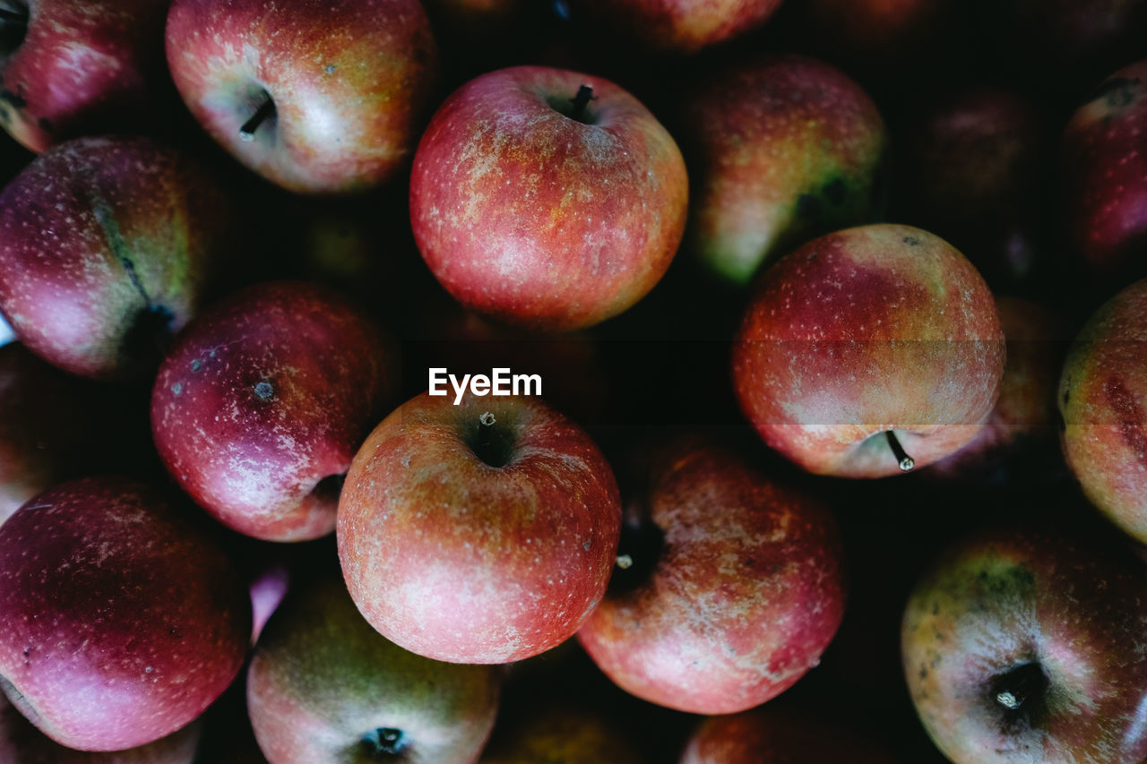 CLOSE-UP OF APPLES