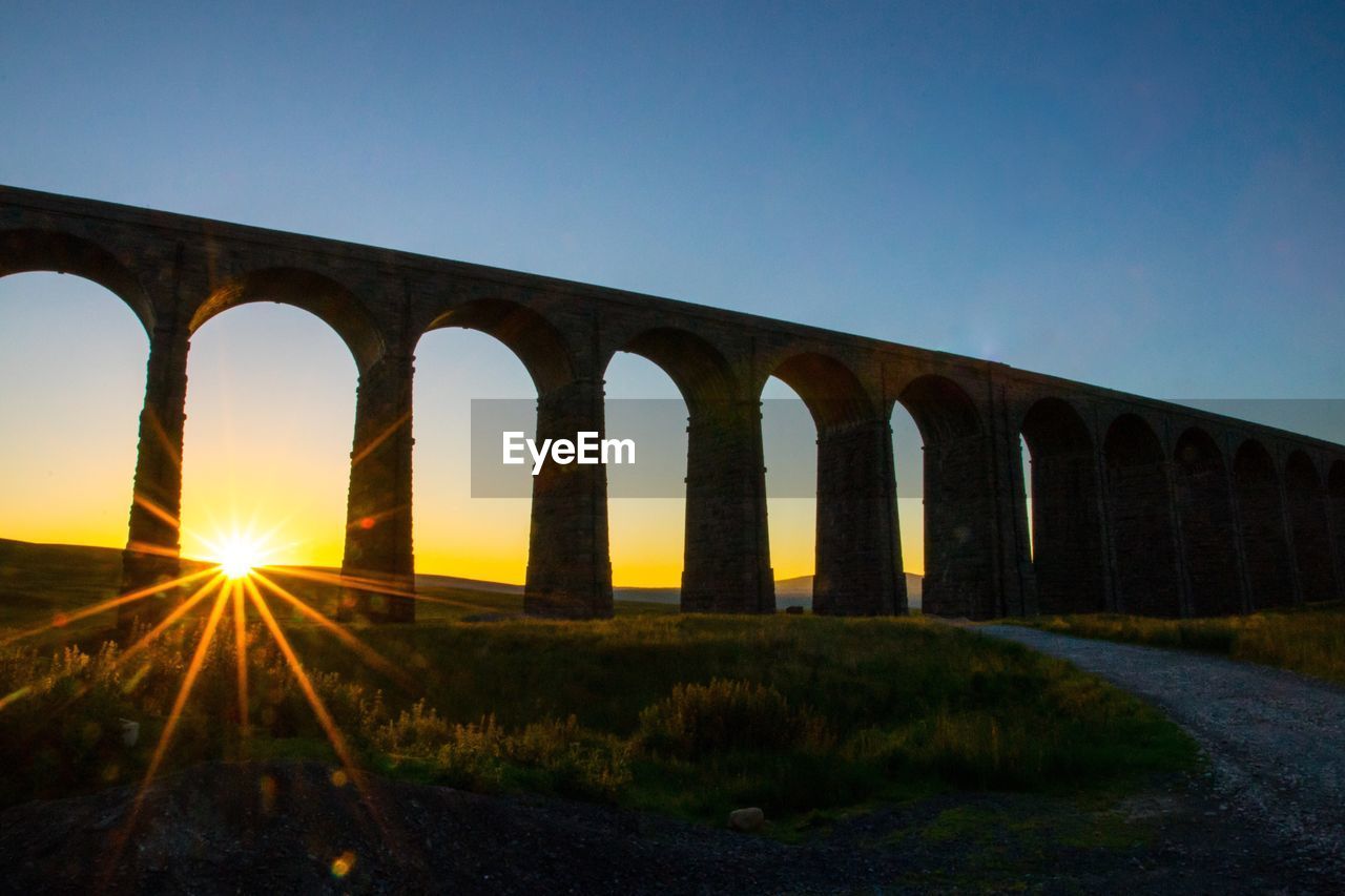 ARCH BRIDGE AGAINST CLEAR SKY