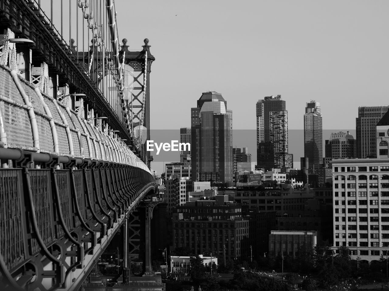 View of skyscrapers in city