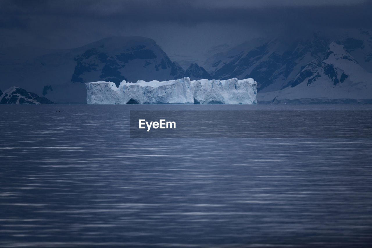 FROZEN SEA AGAINST SKY