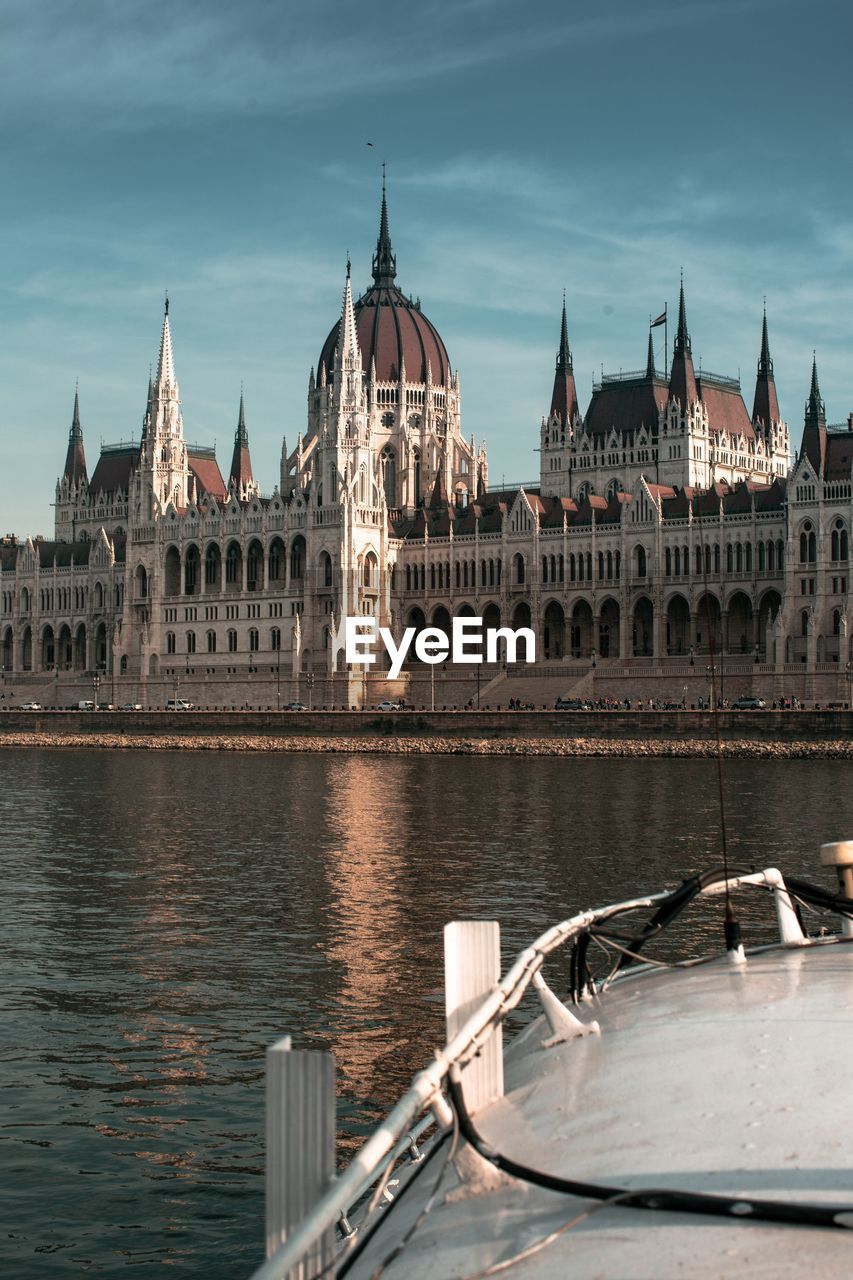 View of buildings at waterfront