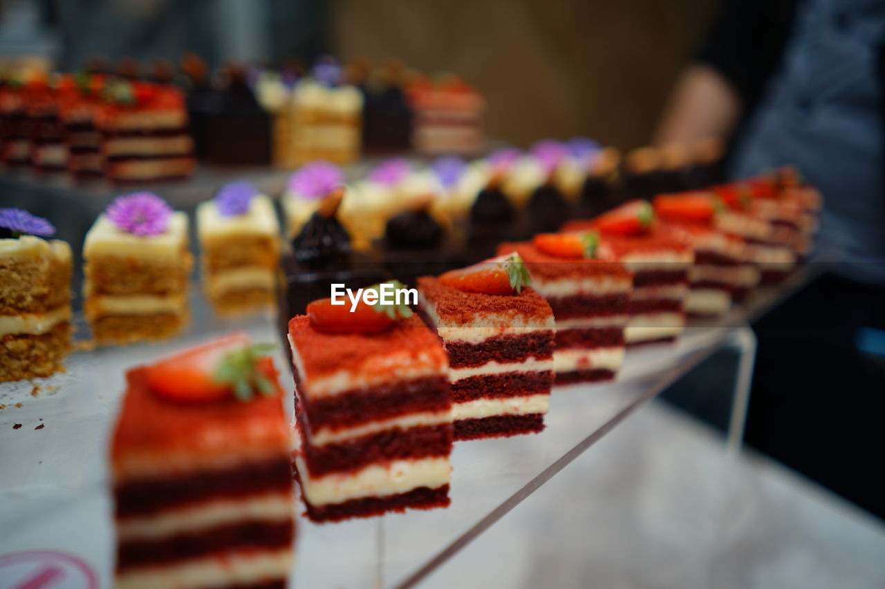 Close-up of chocolate cake