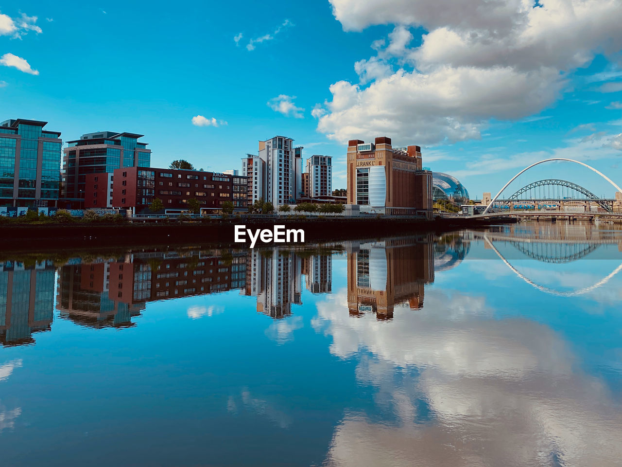 Reflections on the river tyne 