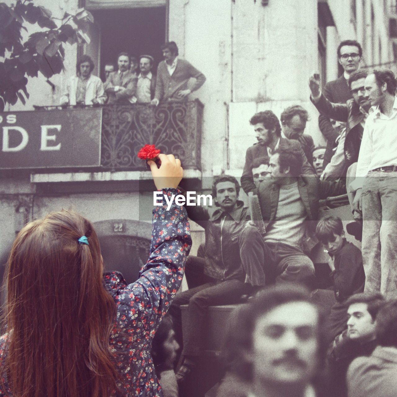 CLOSE-UP OF WOMAN DANCING AT PARTY