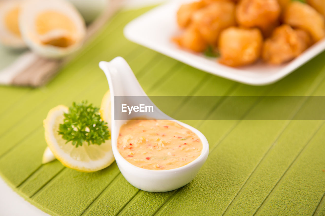 Close-up of food in spoon