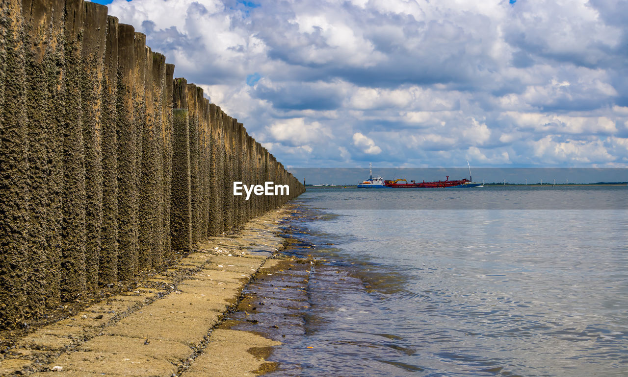 PANORAMIC SHOT OF SEA AGAINST SKY