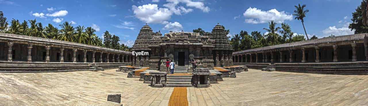 Panoramic view of chennakesava temple against sky