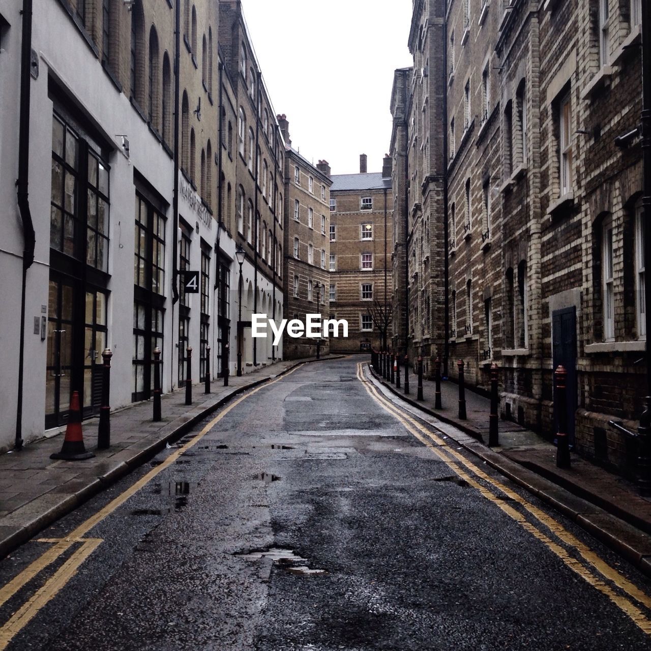 View of empty street