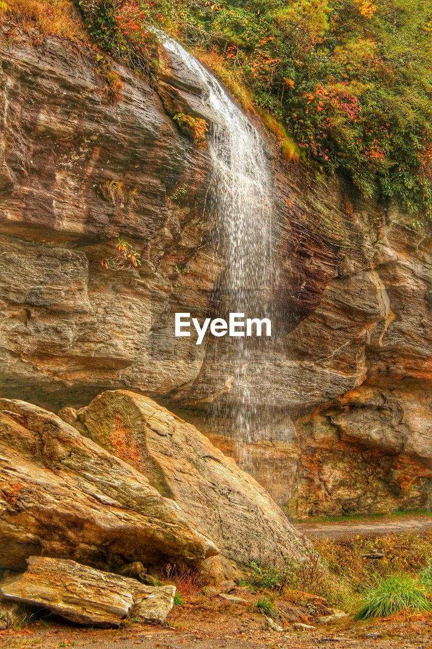 STREAM FLOWING THROUGH ROCKS