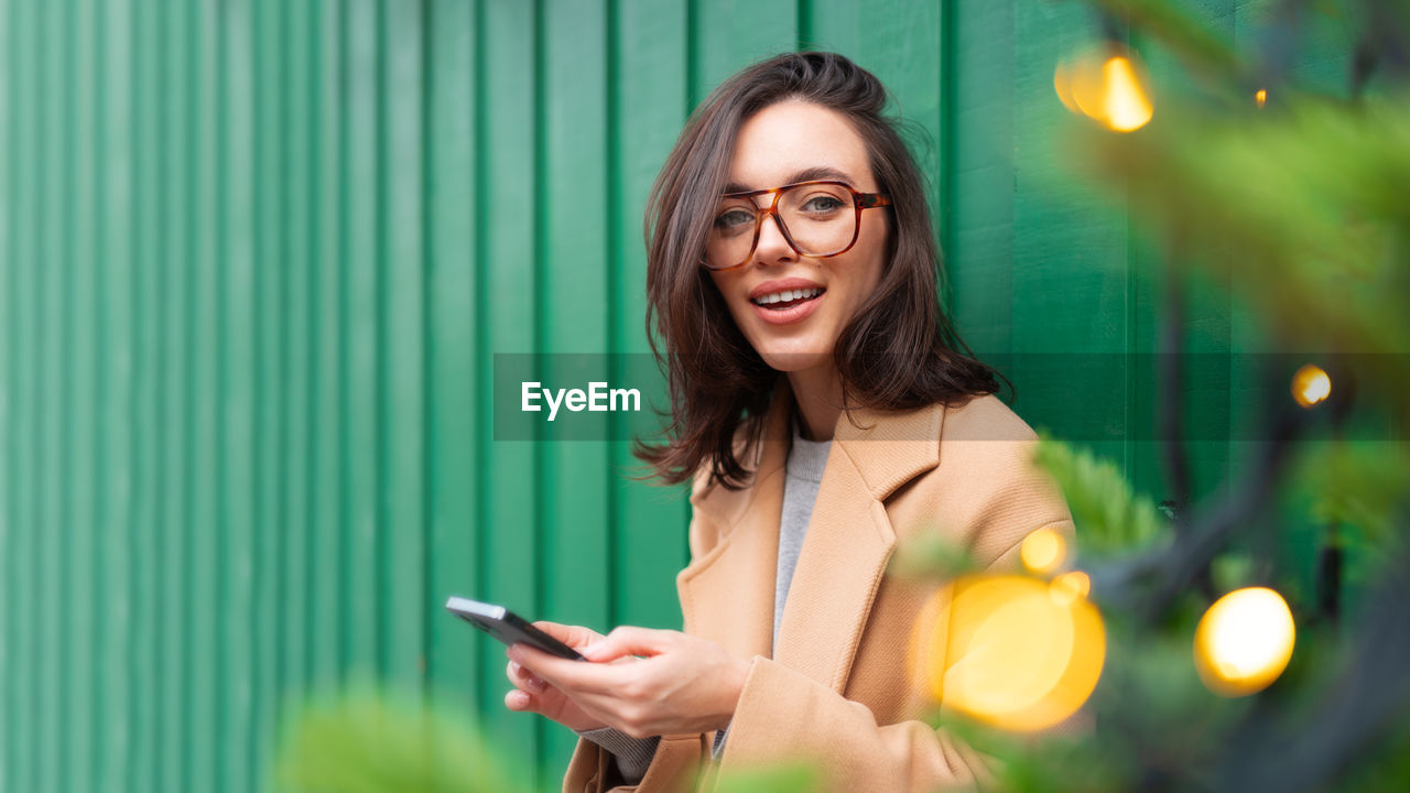 young woman using smart phone