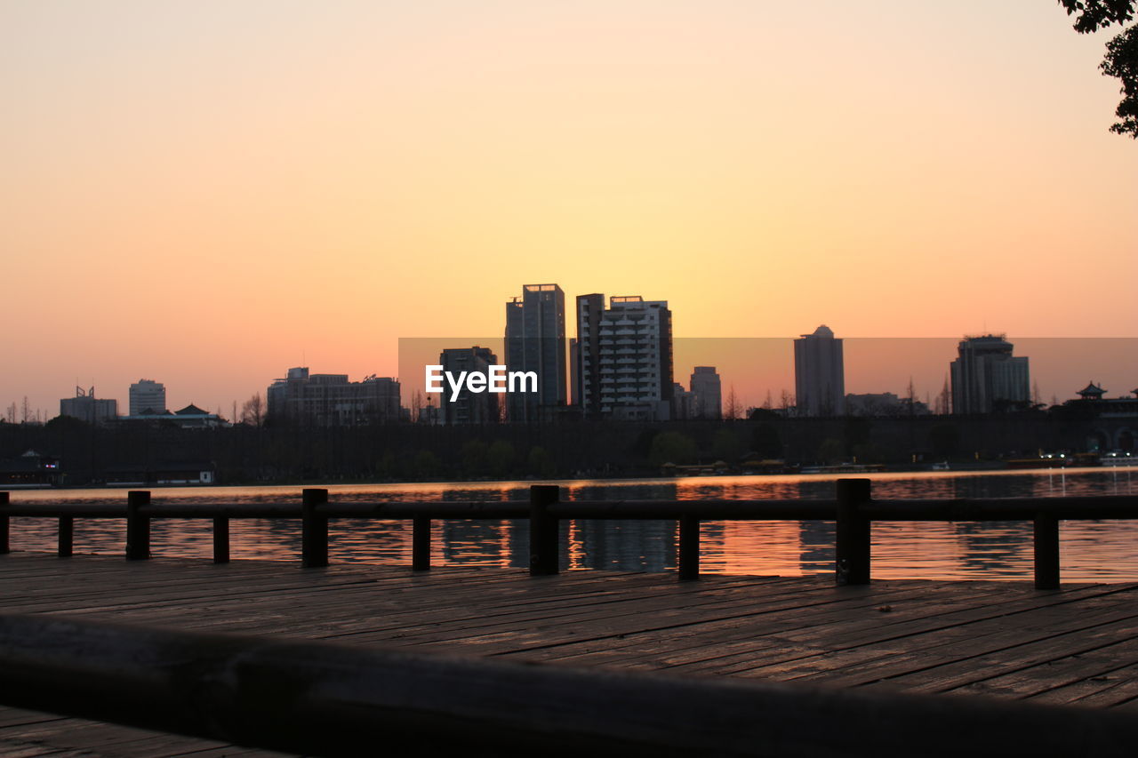 VIEW OF CITYSCAPE AGAINST CLEAR SKY