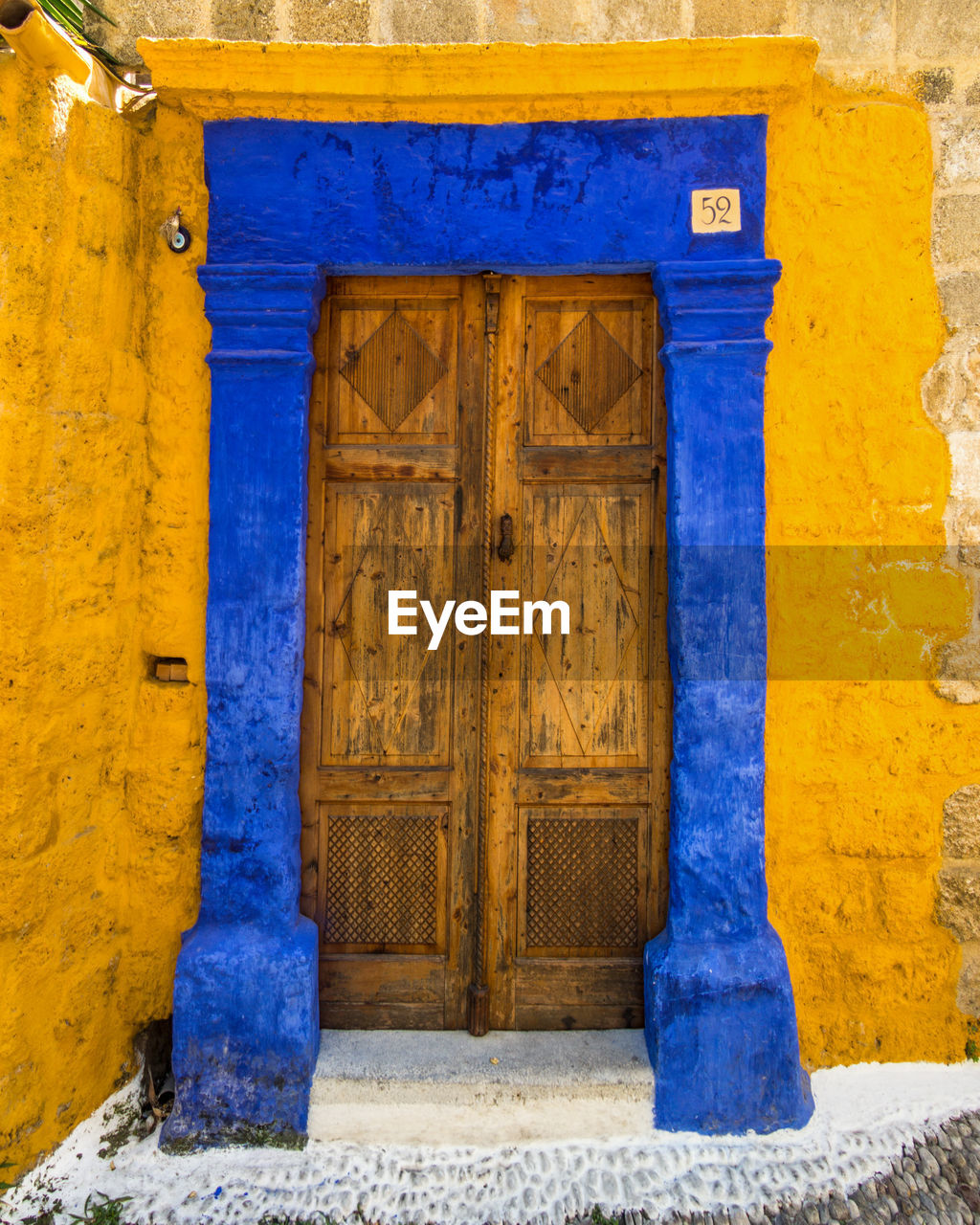CLOSED DOOR OF BUILDING