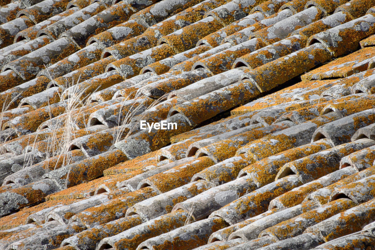 Full frame shot of  layered roof