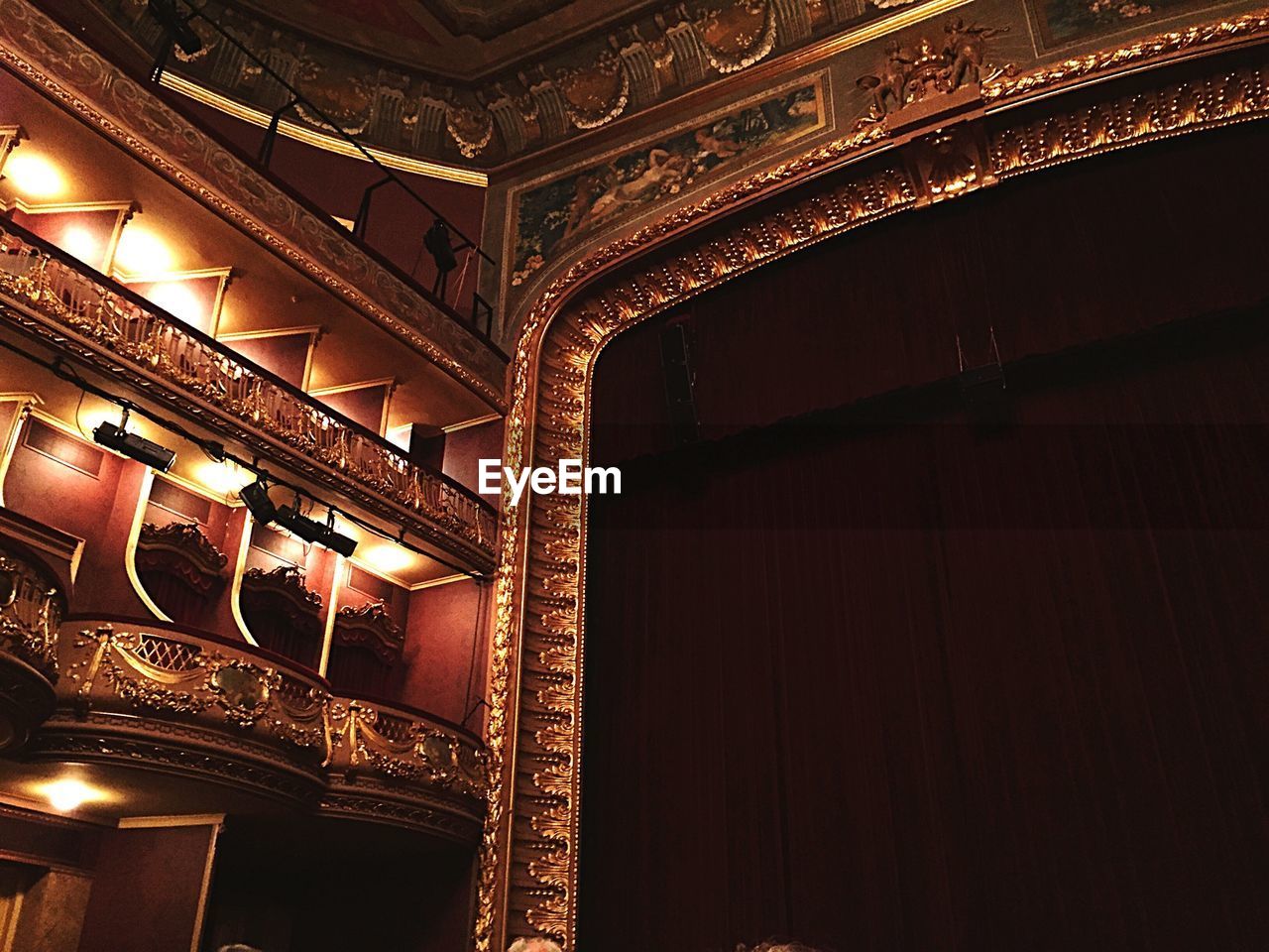 Interior of st louis theater