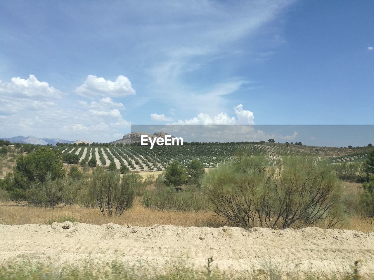 Panoramic view of landscape against sky