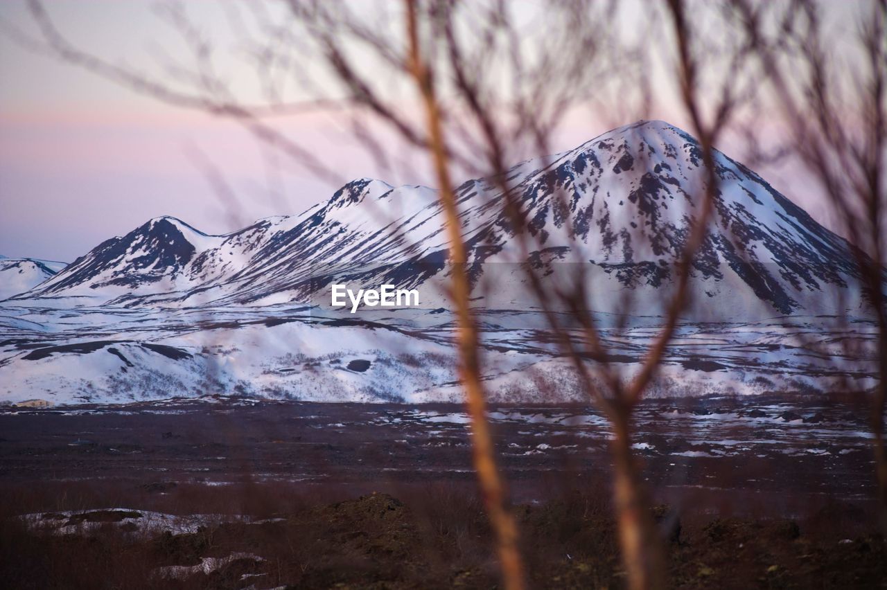 View from dimmuborgir lava fileds