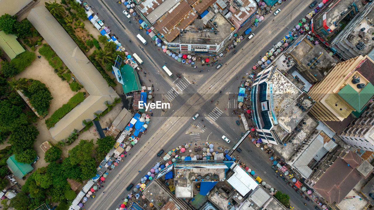 Aerial view of dar es salaam, tanzania