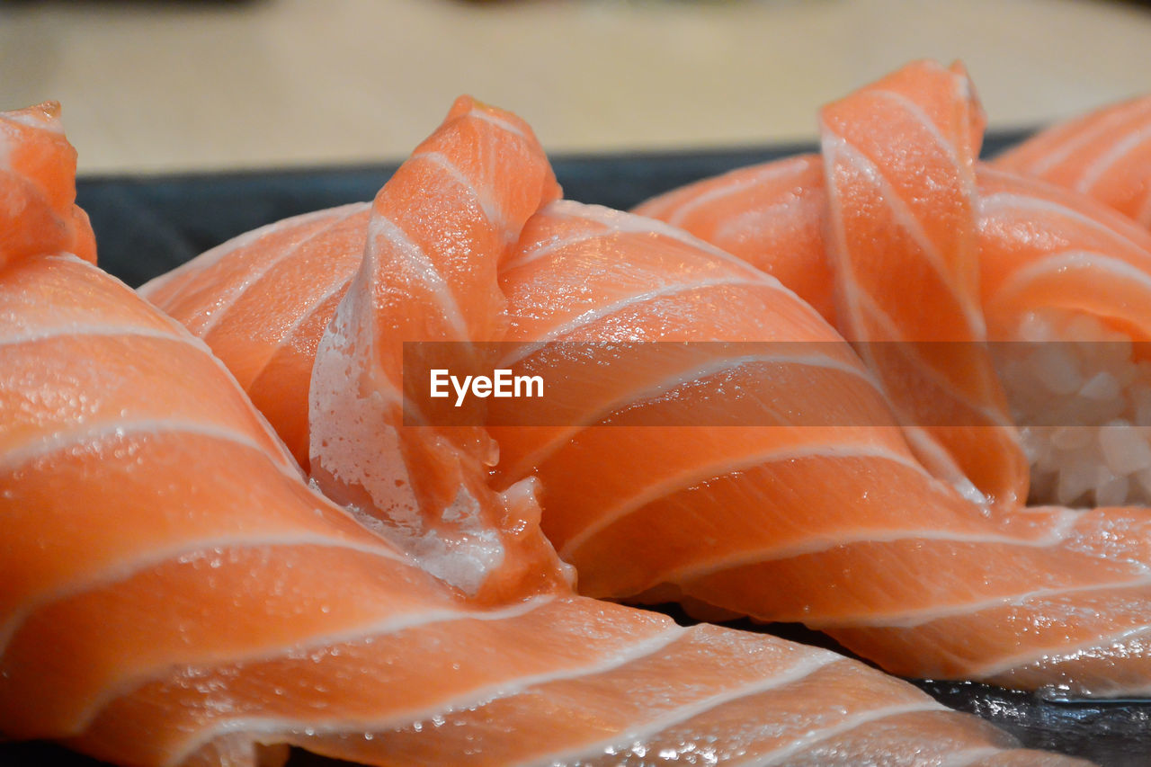 Close-up of sushi