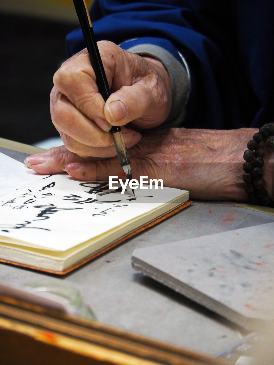 Calligrapher at work