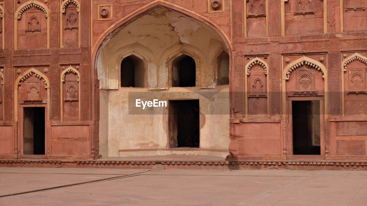 Entrance of historic building