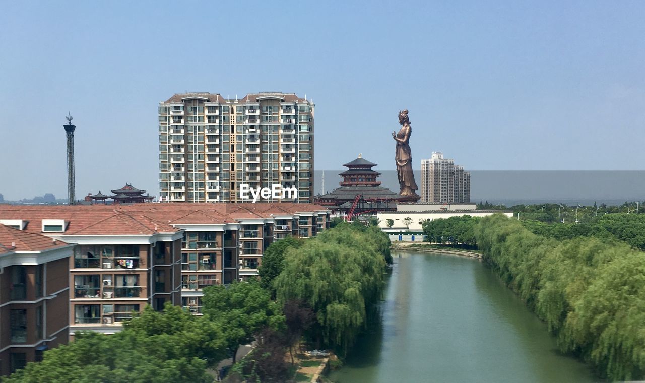 BUILDINGS AGAINST SKY