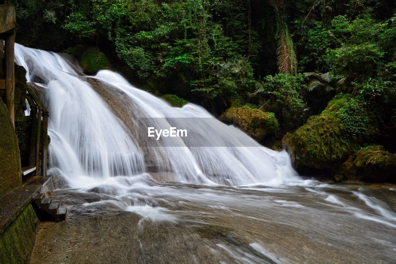 SCENIC VIEW OF WATERFALL