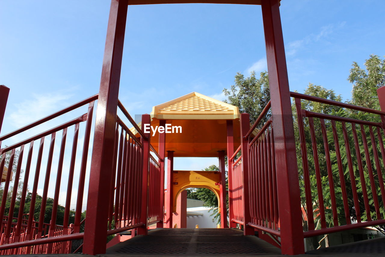 EMPTY BRIDGE AGAINST SKY