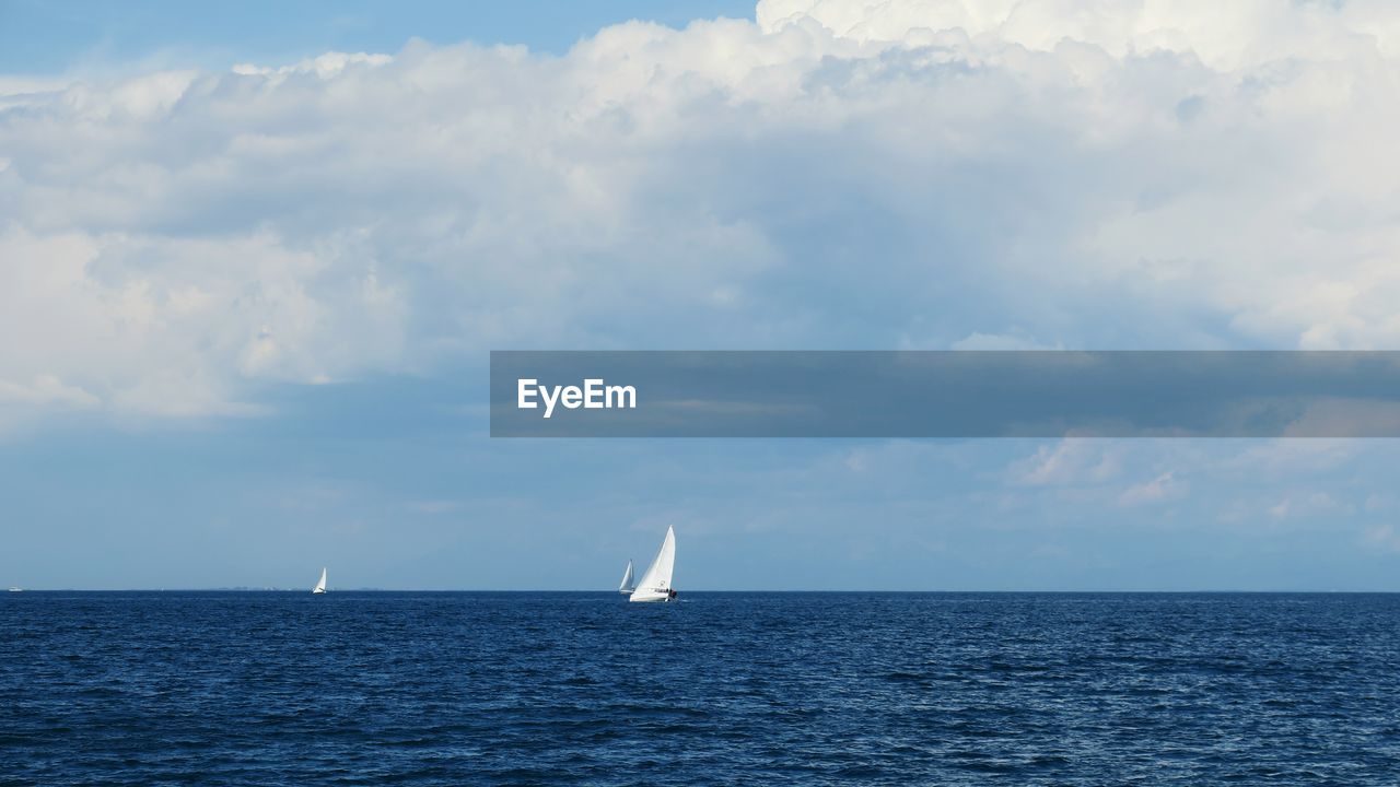 VIEW OF SEA AGAINST SKY