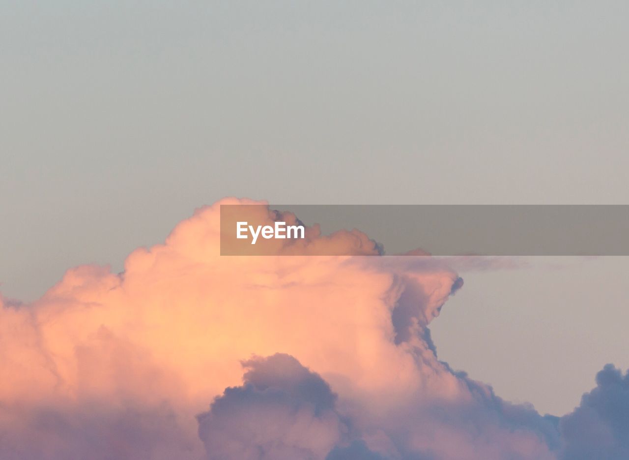 LOW ANGLE VIEW OF SKY DURING SUNSET