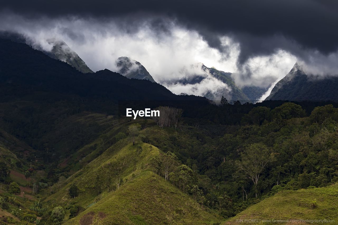 Panoramic view of landscape against sky