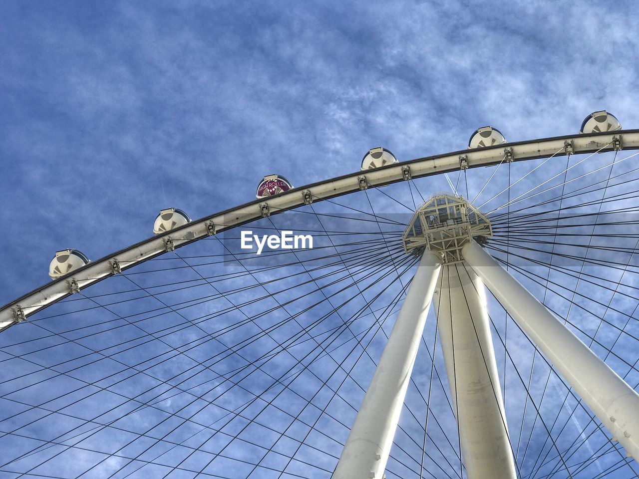 LOW ANGLE VIEW OF AMUSEMENT PARK