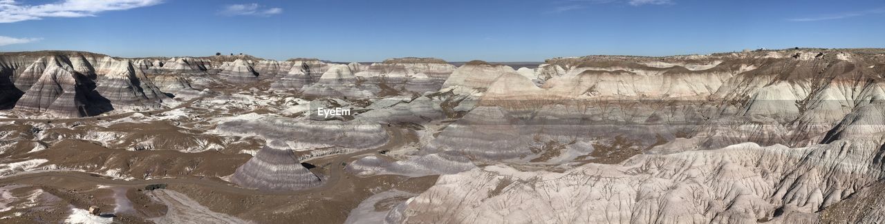 PANORAMIC VIEW OF ROCK FORMATION