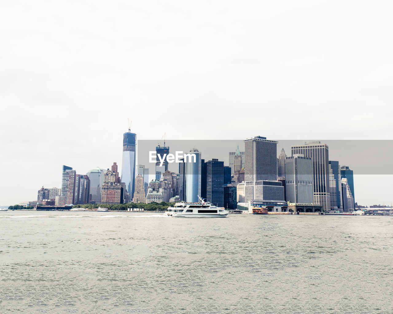 VIEW OF CITY AT SEASIDE