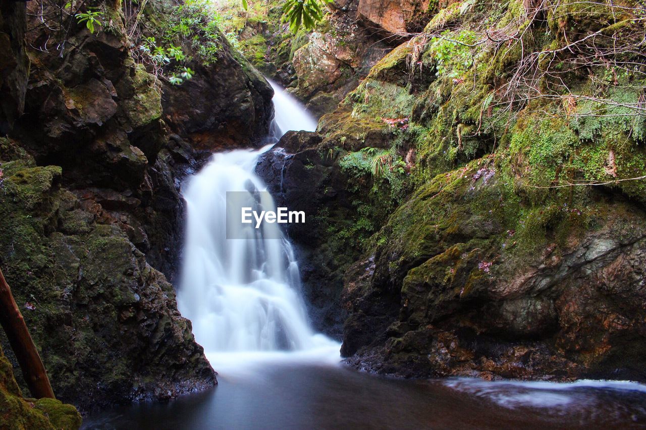 View of waterfall