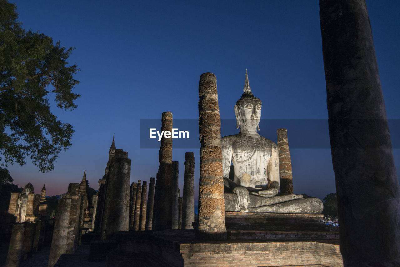 LOW ANGLE VIEW OF A TEMPLE