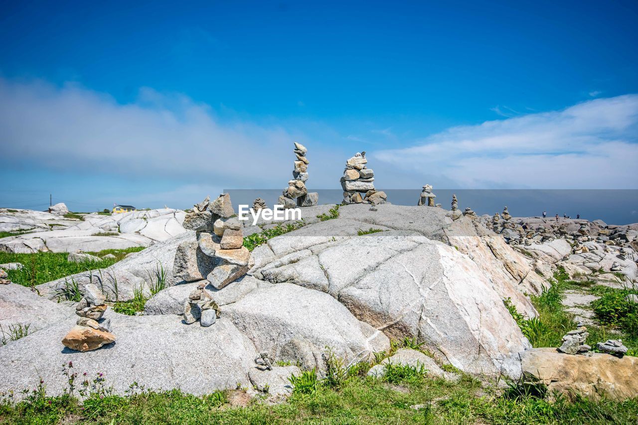 STATUE ON ROCK