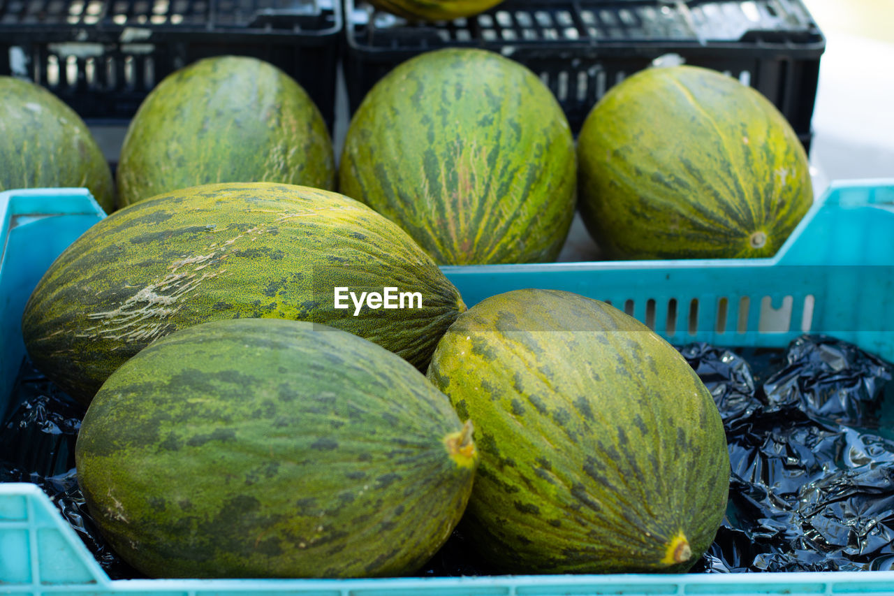 CLOSE-UP OF FRUITS FOR SALE IN MARKET