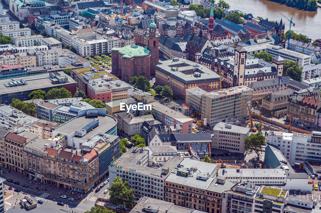 Aerial view of cityscape