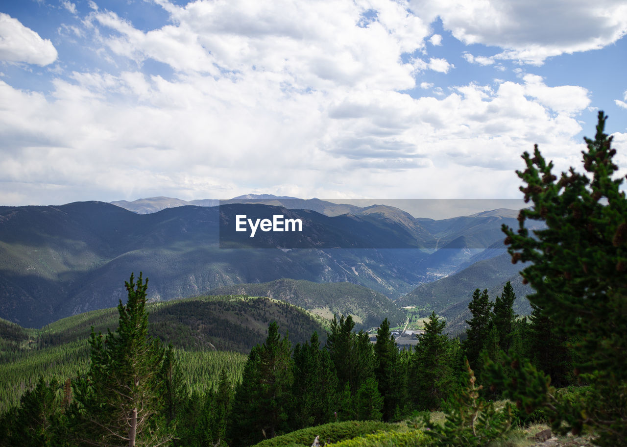 SCENIC VIEW OF MOUNTAIN RANGE AGAINST SKY